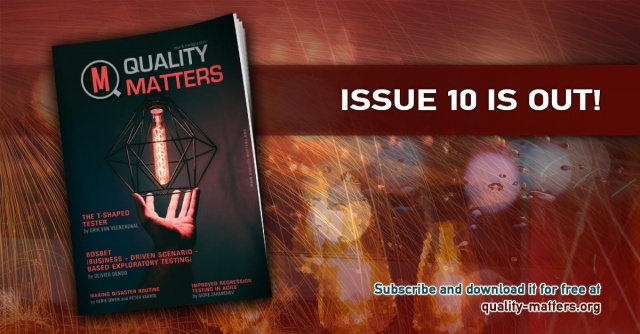 The new issue of Quality Matters is now out!