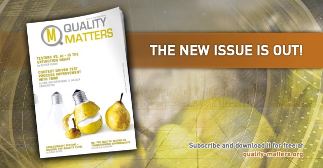 Quality Matters Issue 9 is now out!