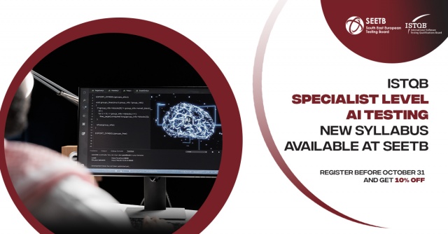 The new ISTQB® Certified Tester AI Testing (CT-AI) v2.0 exam is now available at SEETB